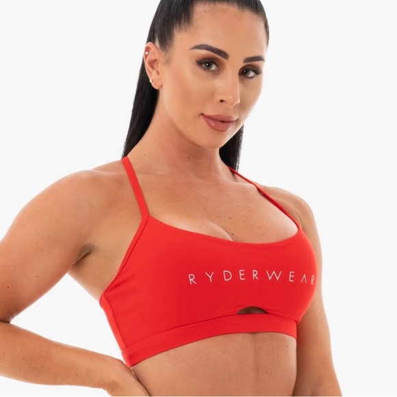 Ryderwear staple red sports bra - Picture 1 of 4